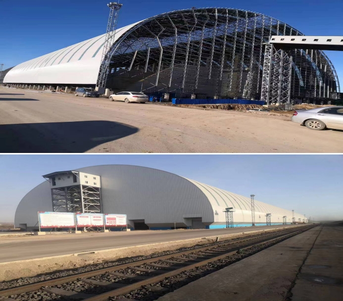 天道倉儲物流遷安物流港儲運(yùn)料庫工程