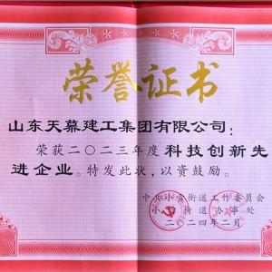 科技創(chuàng)新先進企業(yè)